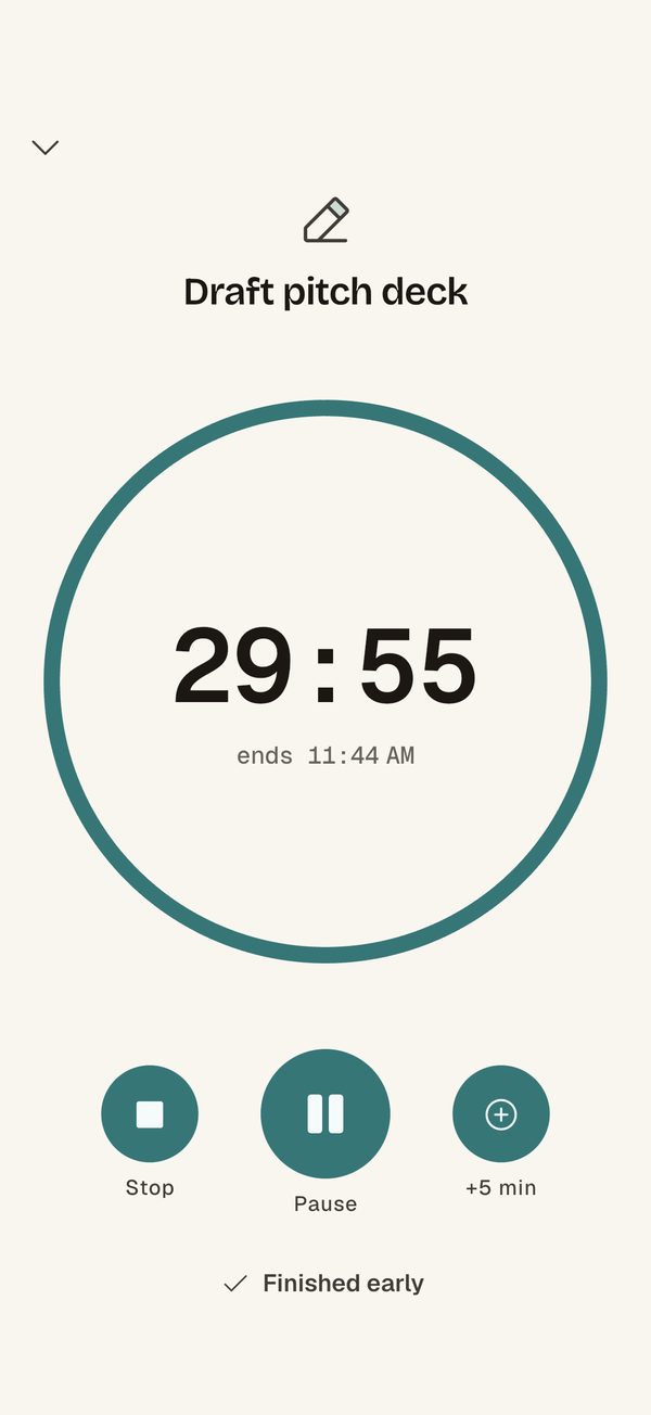 Focus timer